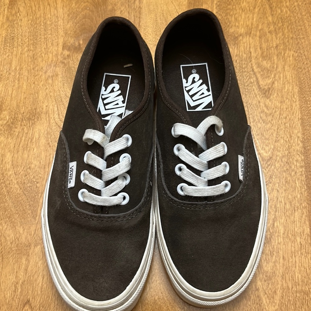 Brown suede Vans